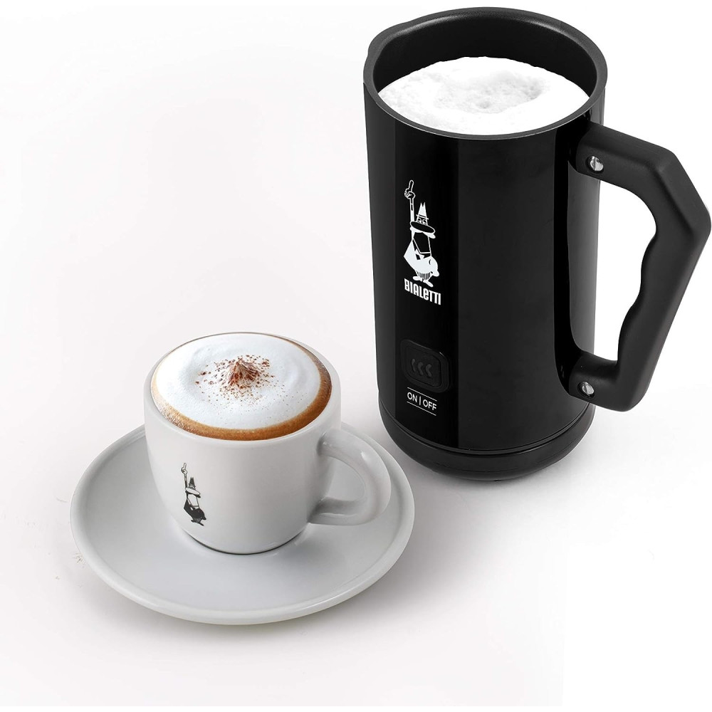 Bialetti MKF02 Mousseur/chauffe-lait automatique Noir