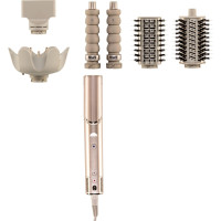 Shark HD446SLEU FlexStyle 5-en-1 Brosse à air chaud, gris pierre