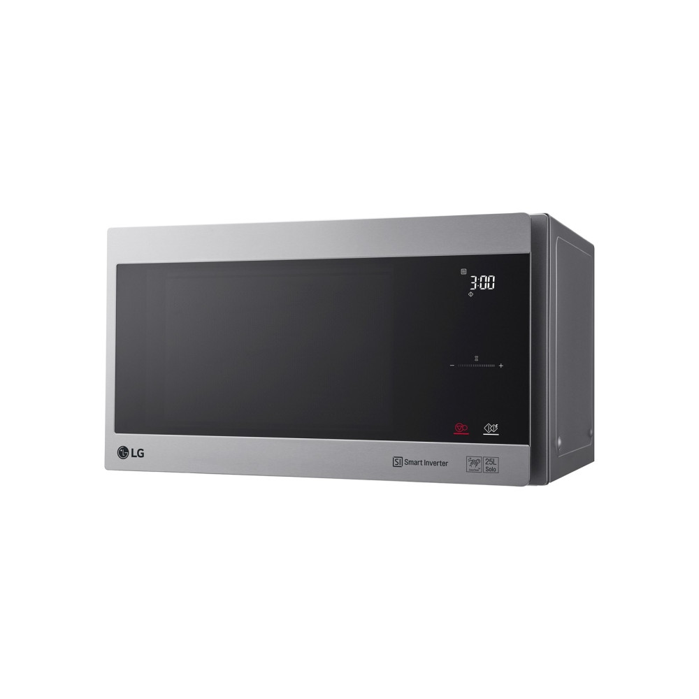 LG MS2595CIS microwave Silver, Stainless steel Solo microwave Countertop 25 L 1000 W