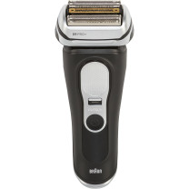 Braun Series 9 Pro+ 9660CC Rasoio a lamina Trimmer Nero, Argento
