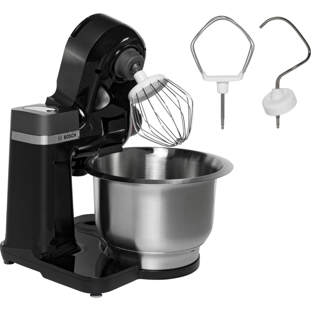 Bosch Serie 2 MUMS2VM00 robot culinaire 900 W 3.8 L Noir, Argent