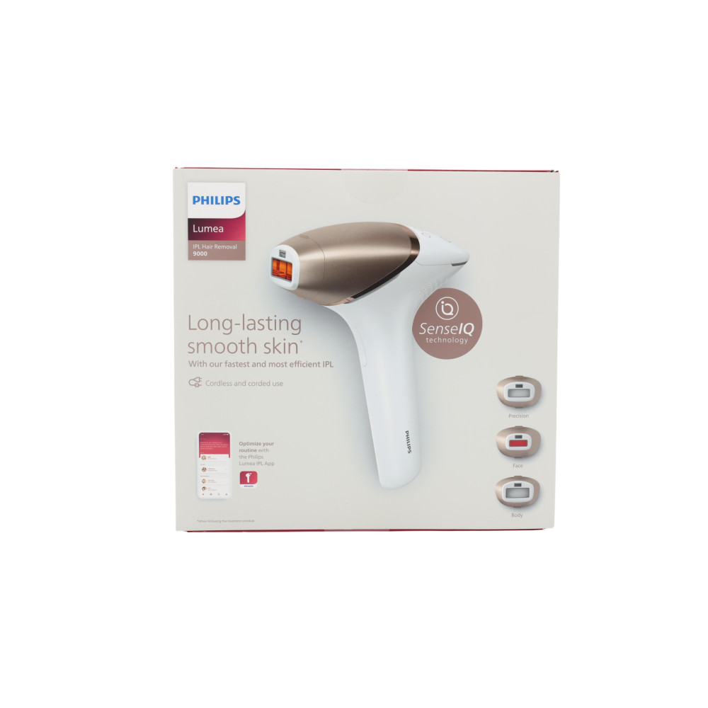 Philips Lumea IPL 9000 Serie BRI955/00 Dispositivo de depilación por luz pulsada IPL: disfruta de una piel sin vello durante más