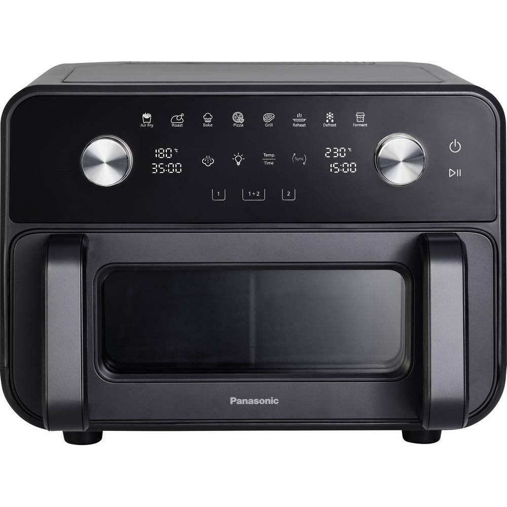 Panasonic NF-BC1000KXE Air Fryer with Doppelkorb and FLEX-Schublade 9.6l 2450W Antihaftbeschichtung,