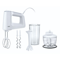 Braun HM 3135 WH Håndmikser 500 W Grå, Hvit