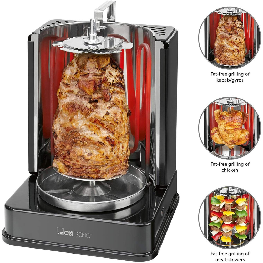 Clatronic DVG 3686 1400W grill électrique