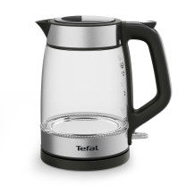 Tefal-lasikattila KI605830 vedenkeitin 1.7 L 2200 W musta, hopea, läpinäkyvä