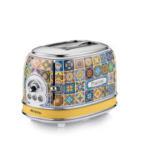 Ariete 155 Toaster Positano, 810W, 2 skiver, 6 bruningsniveauer, krummebakke, optøningsfunktion, automatisk
