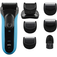 Braun 735483 Rasoir à grille Tondeuse Noir, Bleu