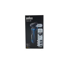Braun Series 6 61-B4500cs Afeitadora de lámina Recortadora Negra, Azul