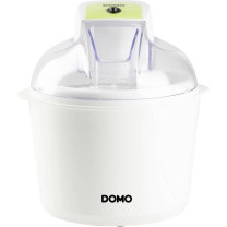 Domo DO9304I Eismaschine mit Gelbehälter 1.5 L 12 W Weiß