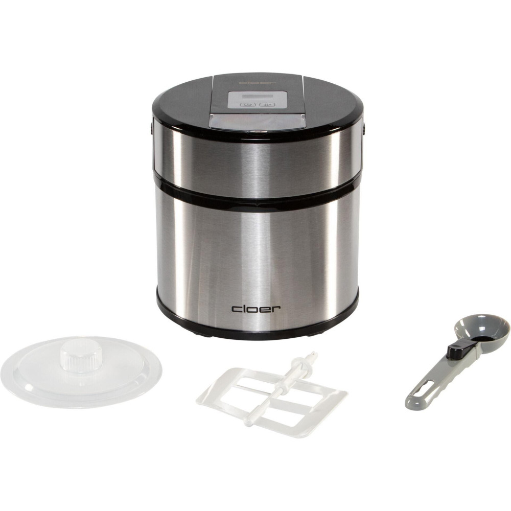 Cloer 9959 heladera Traditional ice cream maker 1.5 L 12 W Silver