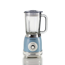Ariete 583, Blender Vintage avec 1.5 bol en verre de litres, 4 Lames en acier inoxydable, 4 Vitesses + Pulse, 1000 Watt,