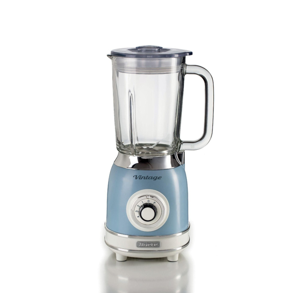 Ariete 583, Vintage Blender with 1.5 Liter glass cup, 4 Stainless Steel Blades, 4 Speeds + Pulse, 1000 Watt,