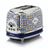 Ariete 155 Toaster Capri, 810W, 2 slices, 6 browning levels, Crumb tray, Defrost function, Automatic