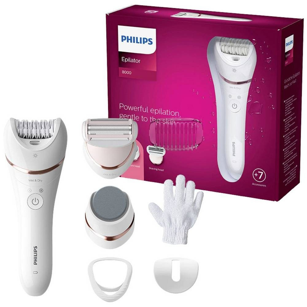 Philips 8000 serie Epilatore Serie 8000 BRE730/10 Epilatore Wet and Dry