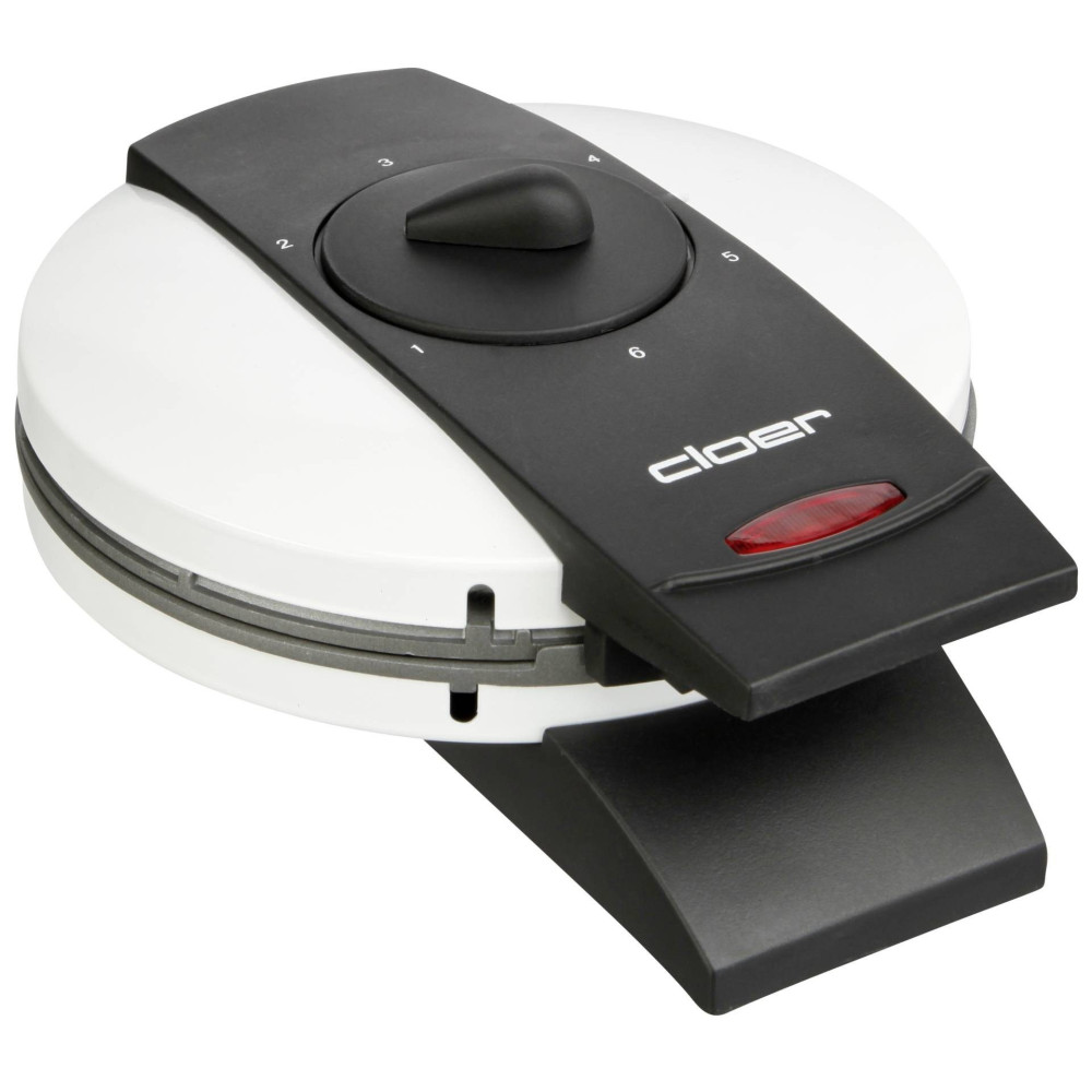 Cloer 261 vaffeljern 800 W Svart, Hvit