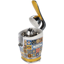 Ariete 413, Positano sitruspresse, elektrisk sitruspresse med spak, 2 kjegler for store og små frukter, dryppetut,