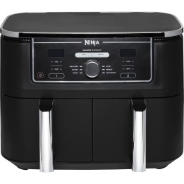 Ninja AF400UK Foodi MAX Dual Zone Digital Air Fryer, 2 Drawers, 9.5L
