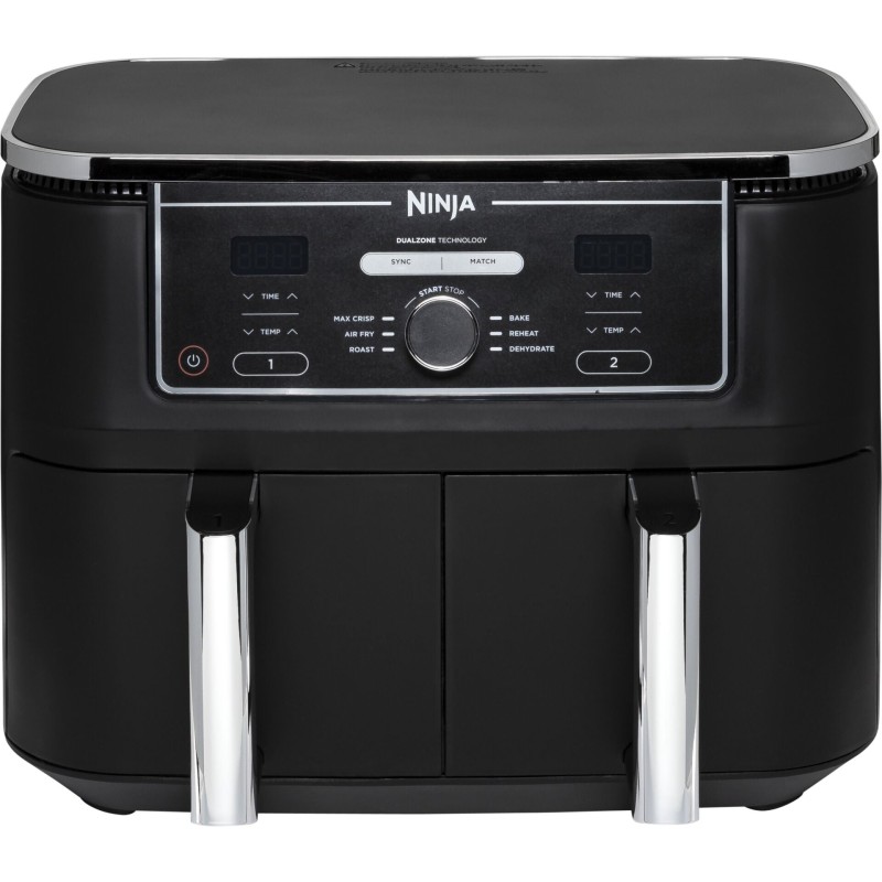 Ninja AF400UK Foodi MAX Dual Zone Digital Air Fryer, 2 Drawers, 9.5L