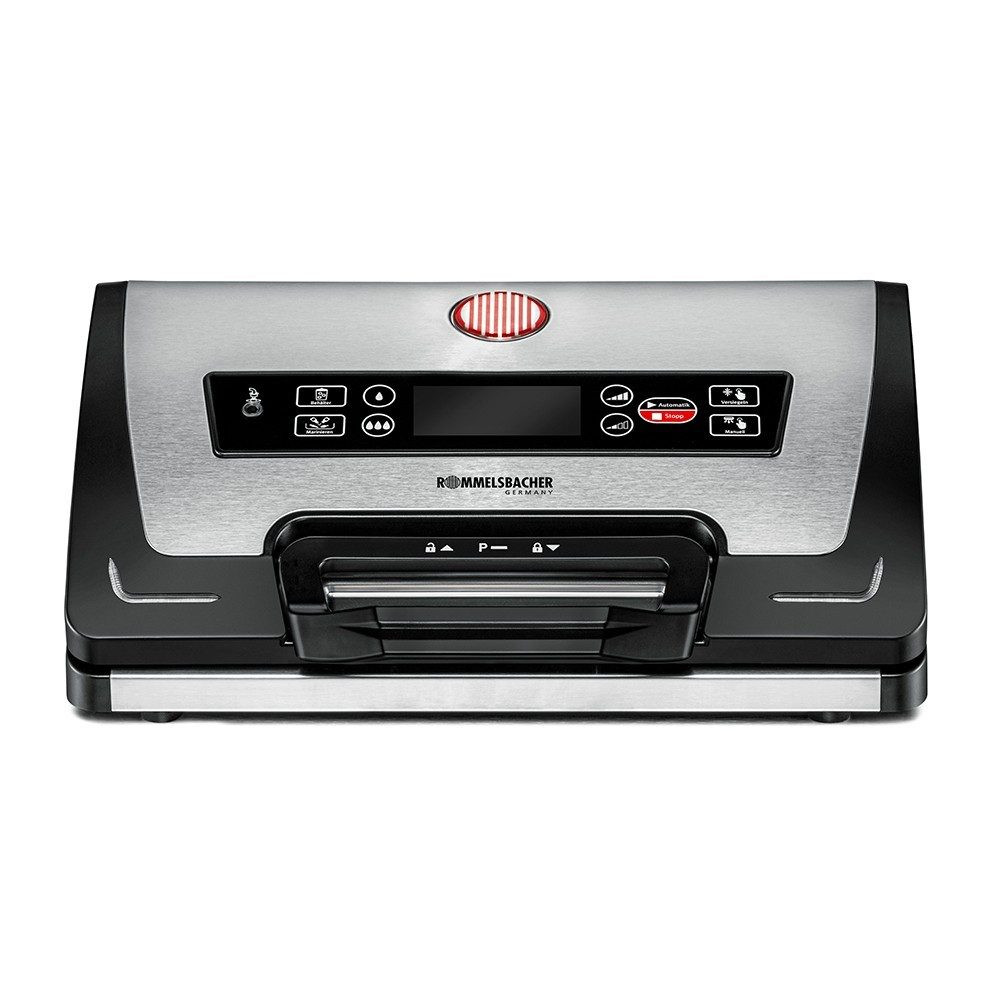 Rommelsbacher VAC 585 vacuum sealer 900 mbar Black, Stainless steel