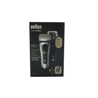 Braun 9577CC Rasoio a lamina Trimmer Nero, Argento