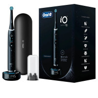 Oral-B iO Series 10 Spazzolino elettrico, 7 Modalità di pulizia per l'igiene dentale, iOSense, Display a colori, Ricarica