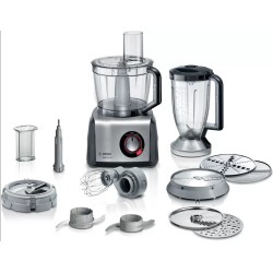 Bosch MC812M865 food processor 1250 W 3.9 L Black, Stainless steel