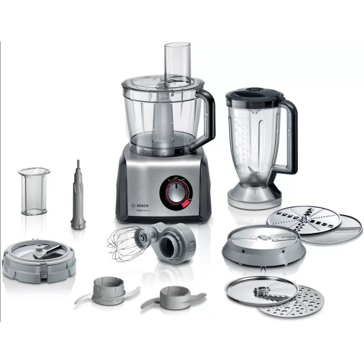 Bosch MC812M865 food processor 1250 W 3.9 L Black, Stainless steel