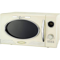 Melissa 16330128 mikrovågsugn Cream, Silver Grill microwave Countertop 23 L 800 W