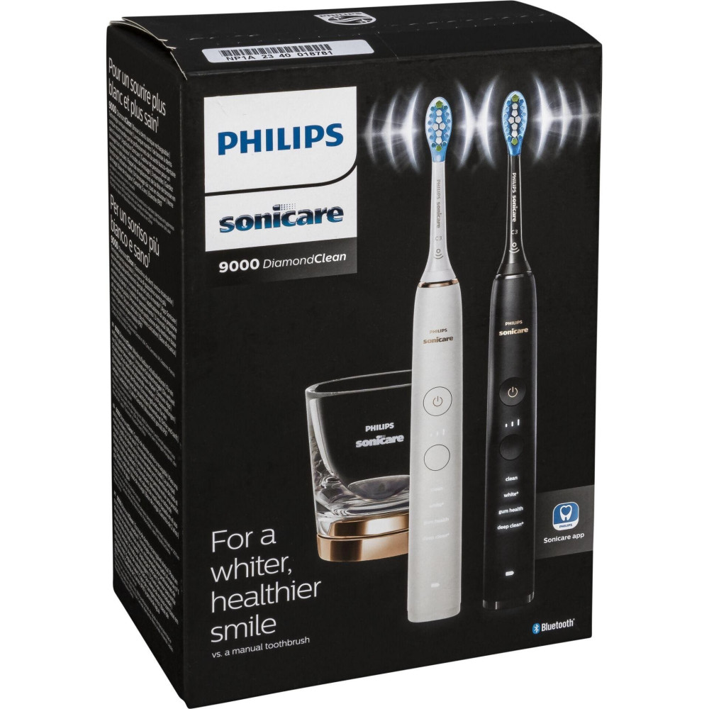 Philips Sonicare DiamondClean 9000 serie DiamondClean 9000 HX9914/57 2-pack cepillo de dientes eléctrico sónico con