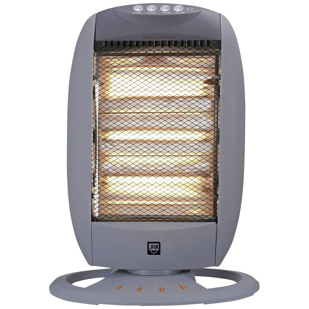 SHX SHX24HS1200 Calefactor eléctrico de espacio para interiores Gris 1200 Calefactor eléctrico de espacio de halógeno W