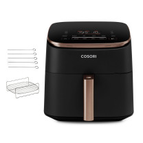 Cosori Turbo Blaze Chef Edition Single 6 L Stand-alone 1725 W Hot air fryer Black, Pink gold
