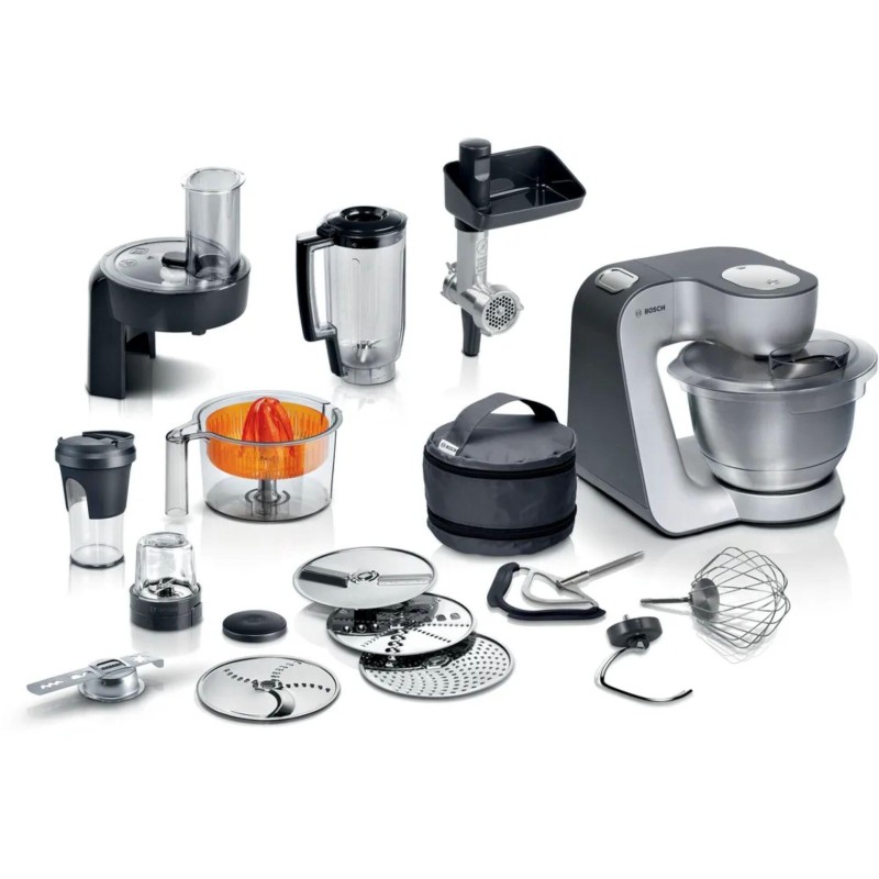 Bosch MUM59S81DE food processor 1000 W 3.9 L Black, Stainless steel