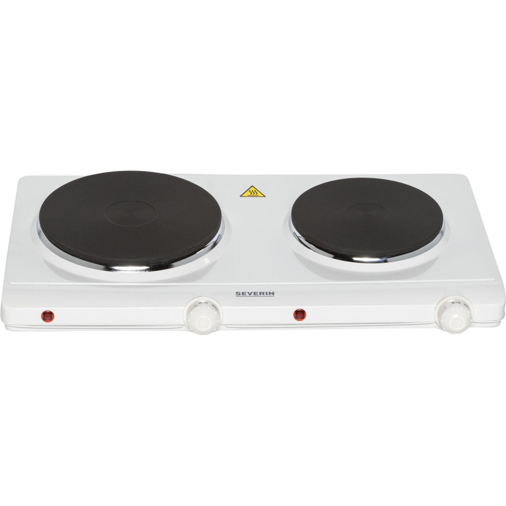 Severin DK 1042 hob White Countertop Sealed plate 2 zone(s)