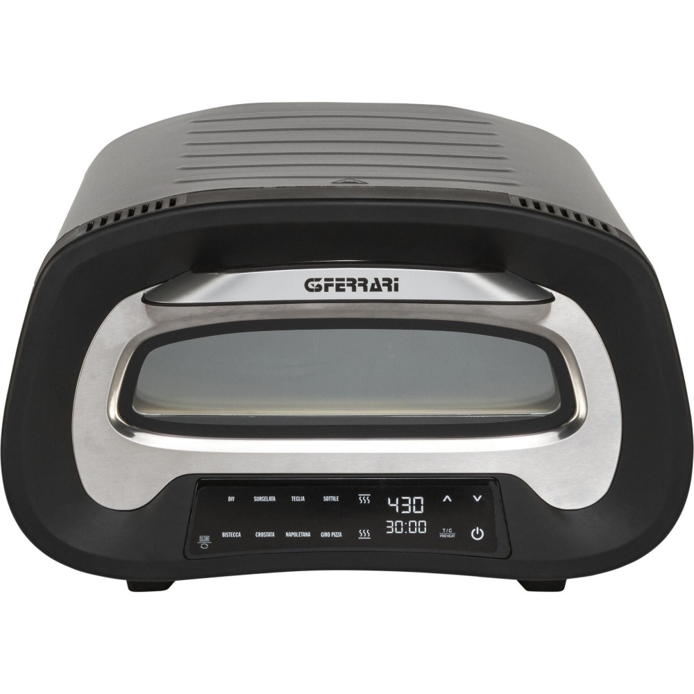 G3 Ferrari Pronto Pizza 2 minuti pizzamakare/pizzaugn 1 pizza(or) 1700 W Svart, Silver