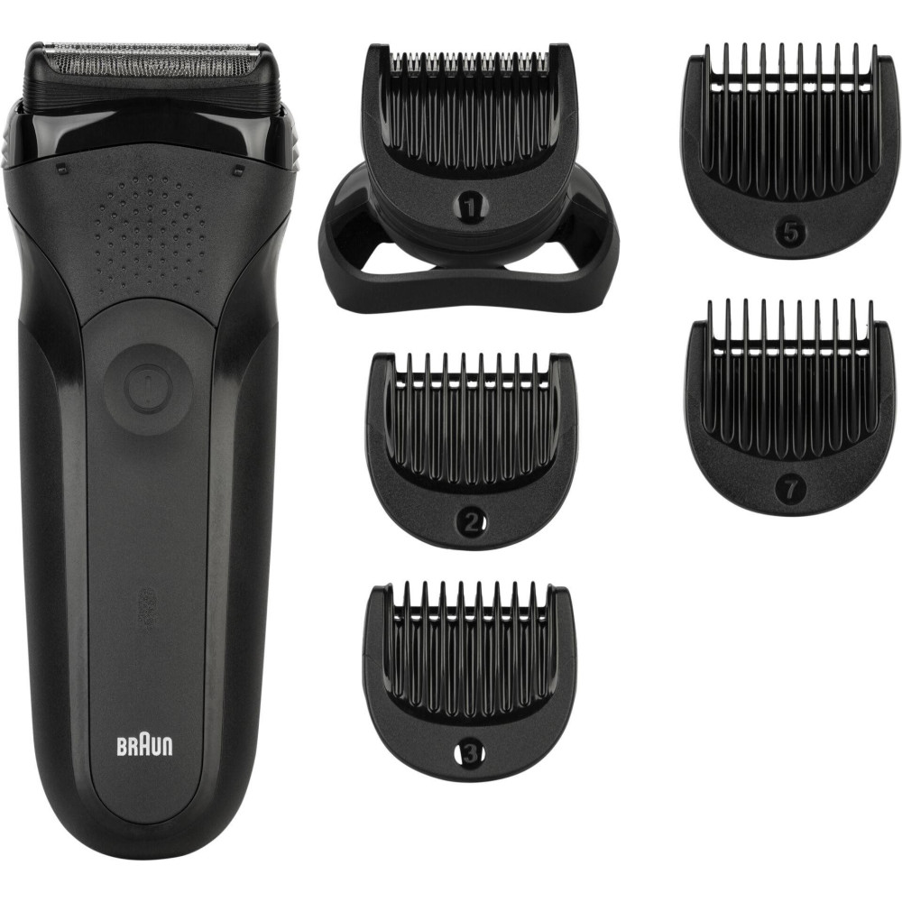 Braun Series 3 300BT Rasoio rotante Trimmer Nero