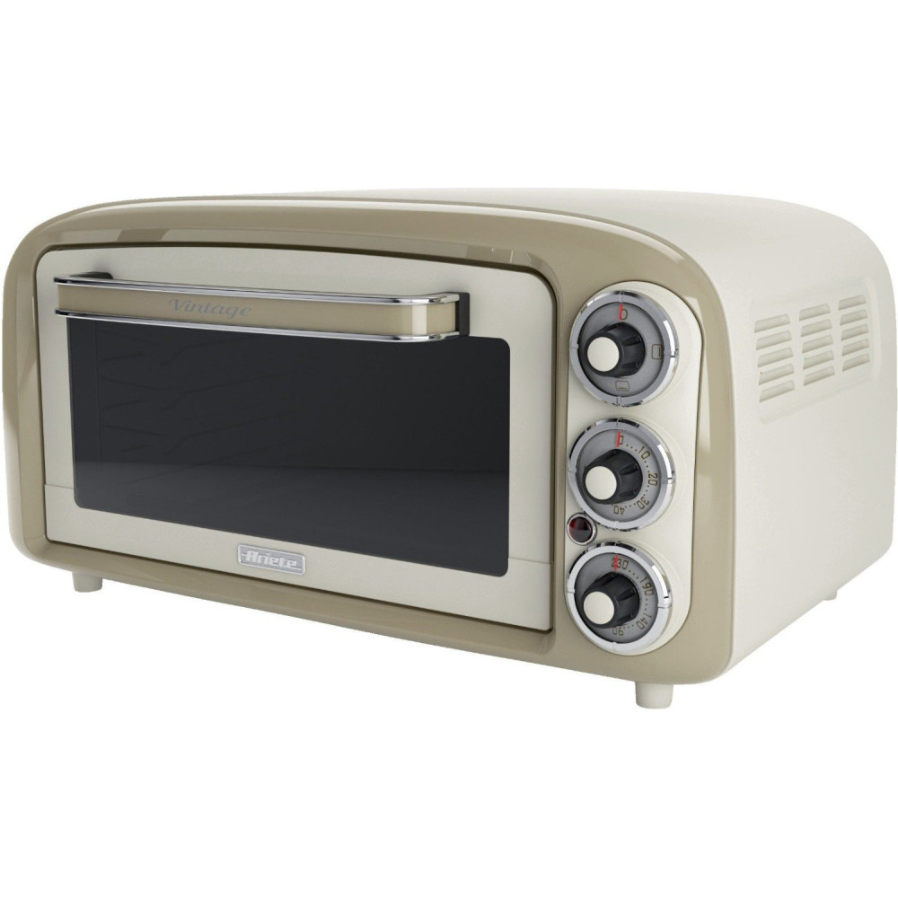 Ariete 979 Design 18 Litre Electric Oven, Suitable for 30 cm Pizza, 1380 W, 3 Cooking Positions, 60 Minute