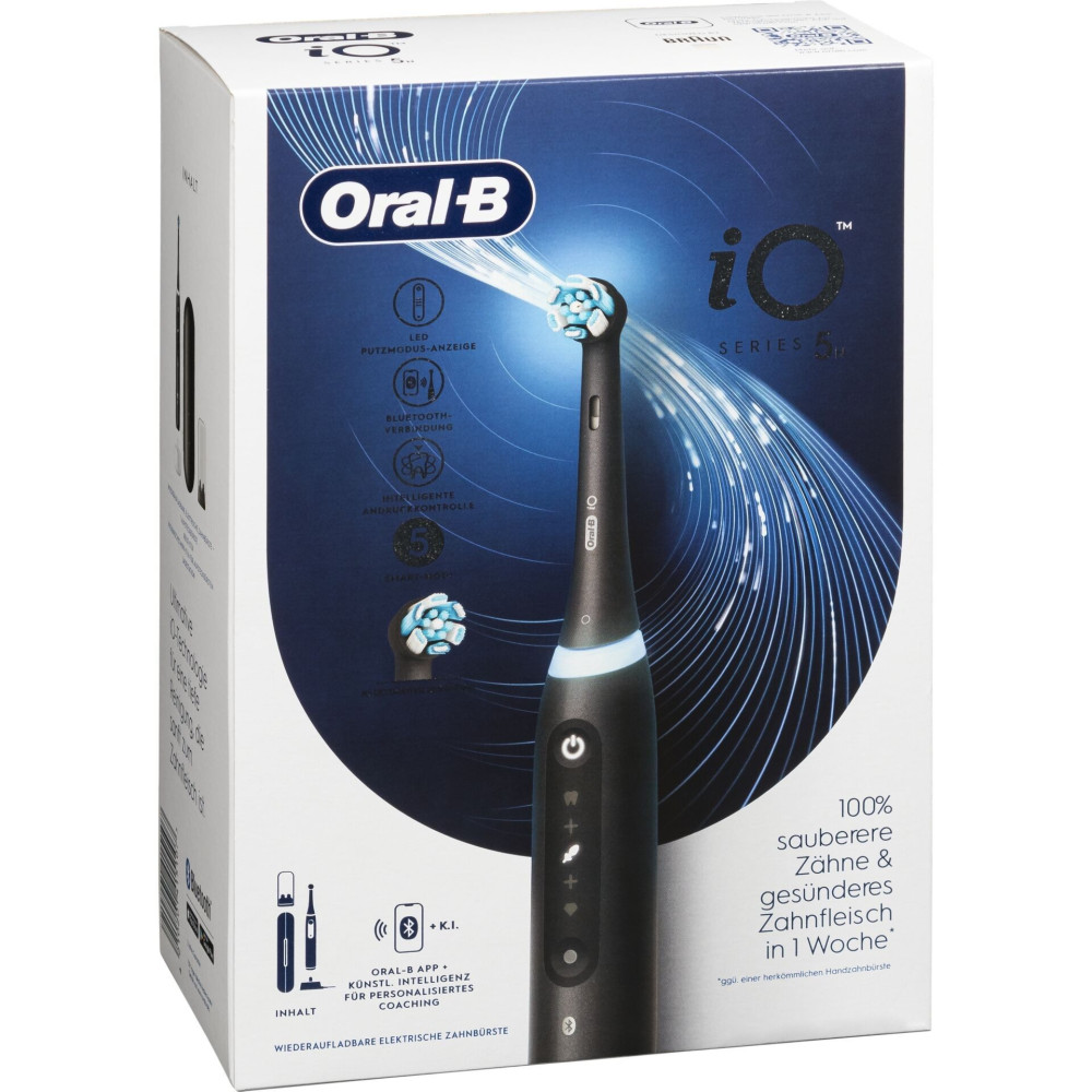 Oral-B iO Series 5 Adult Vibrating toothbrush Black