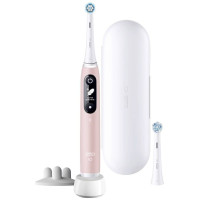 Oral-B iO 6S Cepillo de dientes vibratorio para adultos Rosa, Blanco