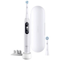Oral-B iO 6S Aikuisten värähtelevä hammasharja Harmaa, Valkoinen