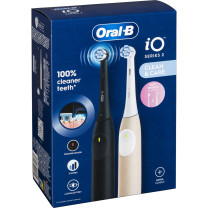 Oral-B iO Series 2 Aikuisten värähtelevä hammasharja, musta, vaaleanpunainen
