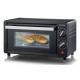Severin TO 2062 toaster oven 9 L 800 W Black, Silver Grill