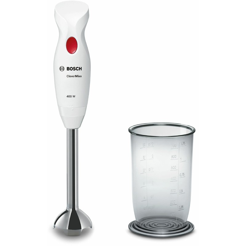 Bosch MSM24100 tehosekoitin Sauvasekoitin 400 W Ruostumaton teräs, Valkoinen