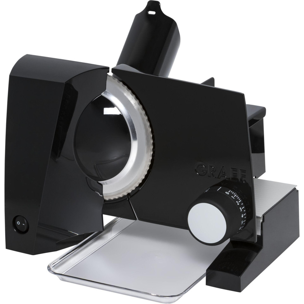 Graef S 10002 Affettatrice elettrica 170 W Nero Alluminio