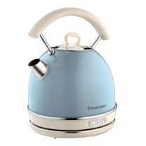 Ariete 2877 Kettle Vintage, 1,7L, Sladdlös, blå