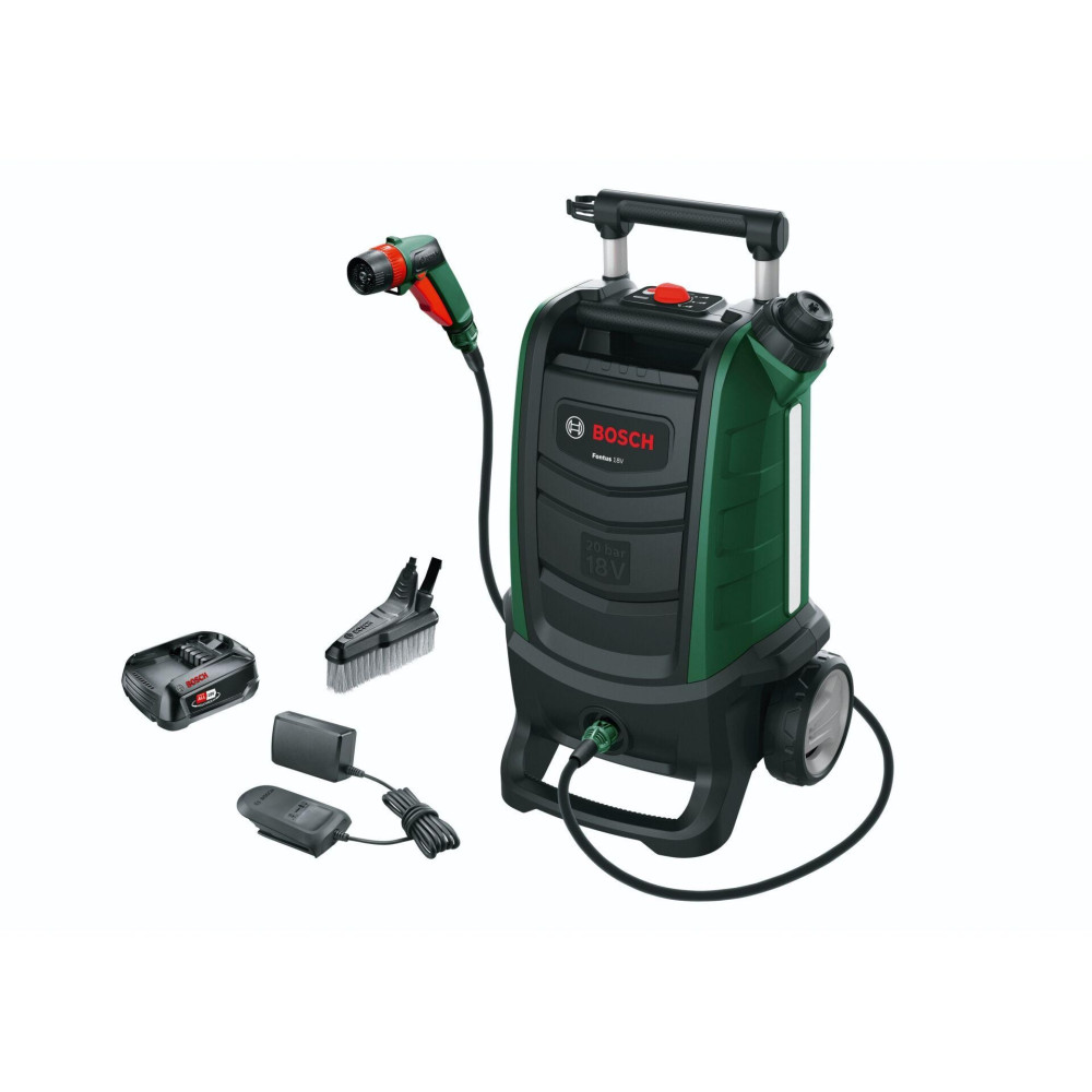 Bosch Fontus 18V pressure washer Upright Battery