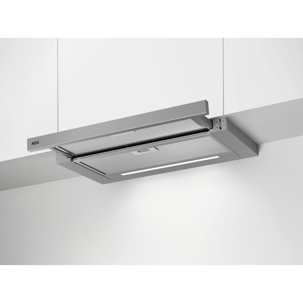 AEG DPS5650AM Semi built-in (pull out) Grey 550 m³/h