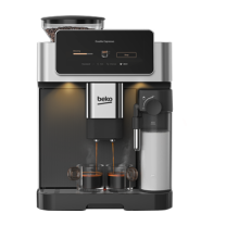 Beko CaffeExperto CEG8564X silver coffee machine with integrated milk cup