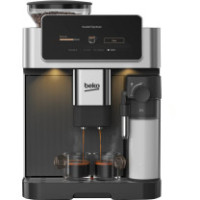 Beko CaffeExperto CEG8564X - Front view brewing two espressos