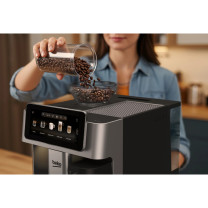 Beko CaffeExperto CEG8564X - Filling the bean hopper